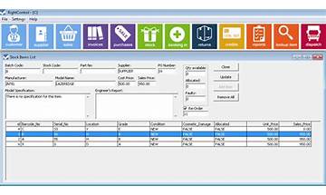 Stock Control for Windows - Download it from Habererciyes for free